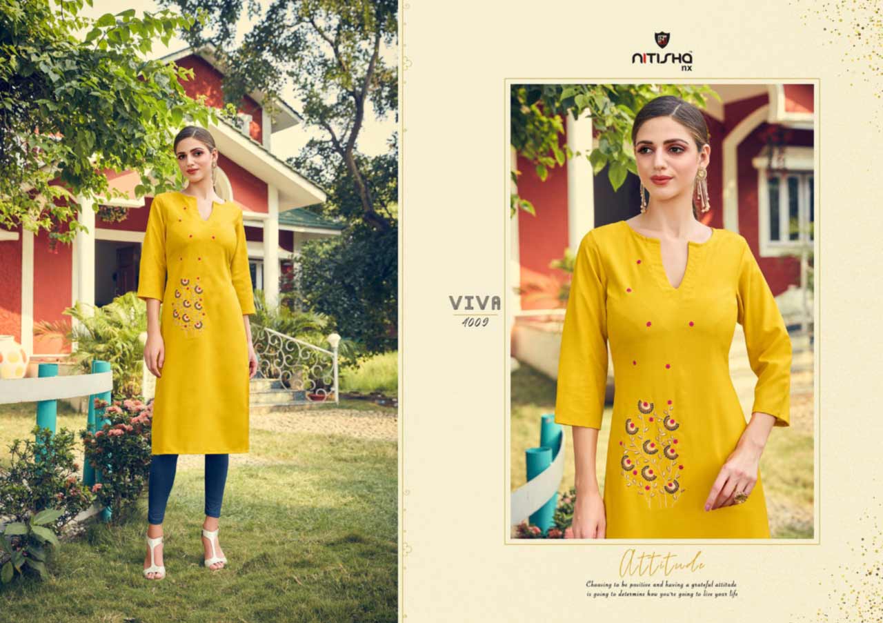 Viva Vol-4 Soft Cotton Wholesale Kurti Viva Vol-4 Soft Cotton Wholesale Kurti